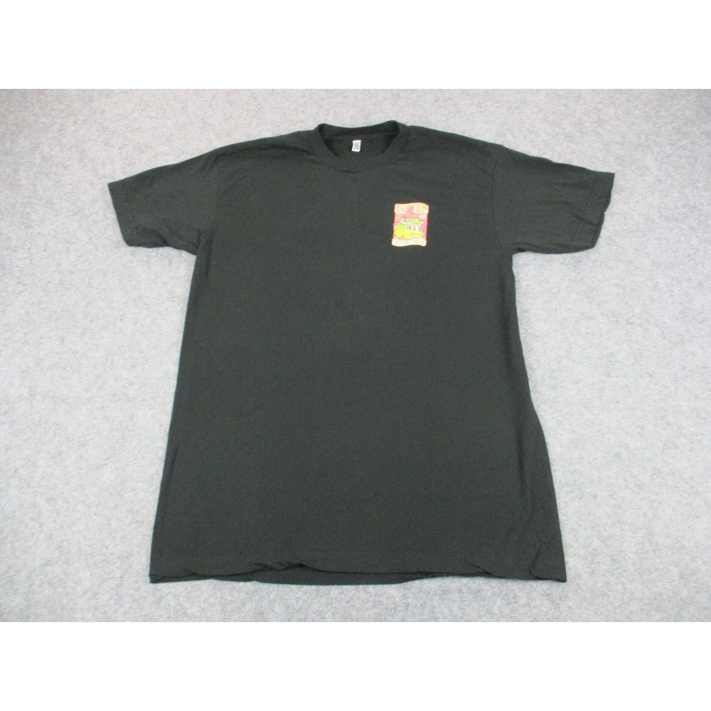 Dixxon Shirt Mens Large Black Pink Wizard Van Graphic Work Wear Crew Neck Tee - Picture 5 of 11